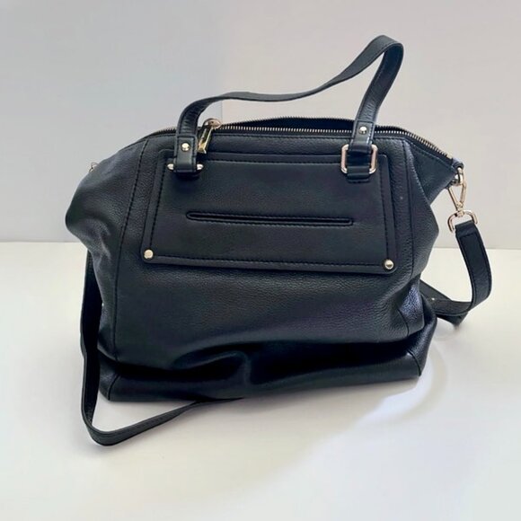 Michael Kors Black Soft Leather Satchel - Picture 2 of 14